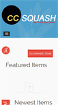 Mobile Screenshot of ccsquashshop.com