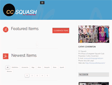 Tablet Screenshot of ccsquashshop.com